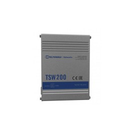 Switch Teltonika Gigabit Ethernet TSW200, 8 Puertos PoE 10/100/1000 +2 Puertos SFP, 2000 Entradas  - No Administrable