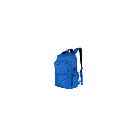 TechZone Mochila de Nylon/Poliéster TZ21LBP10 para Laptop 15.6", Azul