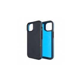 Gear4 Funda Vancouver Sanp con MagSafe para iPhone 13, Negro/Azul