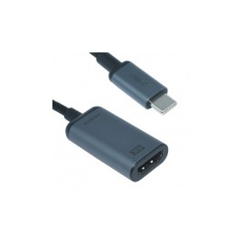 Ovaltech Adaptador USB-C Macho - HDMI Hembra, Negro