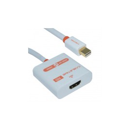 Ovaltech  Adaptador MiniDisplayPort Macho - HDMI Macho, Blanco