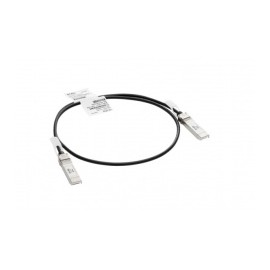 Aruba Cable R9D19A SFP+ Macho - SFP+ Macho, 1 Metro, Negro/Plata