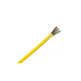 Panduit Cable de Fibra Óptica Monomodo de 12 Hilos, Amarillo - Precio por Metro