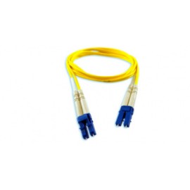 SBE Tech Cable de Fibra Óptica Jumper Dúplex G.652D 2x LC/PC - 2x LC/PC, 3 Metros, Amarillo/Azul