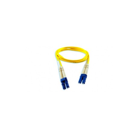 SBE Tech Cable de Fibra Óptica Jumper Dúplex G.652D 2x LC/PC - 2x LC/PC, 3 Metros, Amarillo/Azul