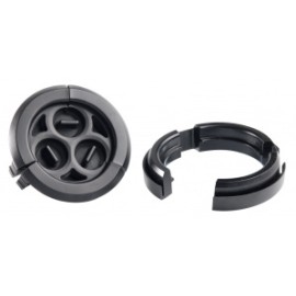 CommScope Bota Pasamuro 4", 3 Orificios, para Cable Coaxial 7/8", Negro