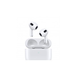 Apple AirPods (3a. Generación), Inalámbrico, Bluetooth, Blanco - incluye Estuche de Carga