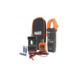 Klein Tools Multímetro Digital de Gancho CL120KIT, 600V, Negro/Naranja - incluye kit de Prueba Eléctrica