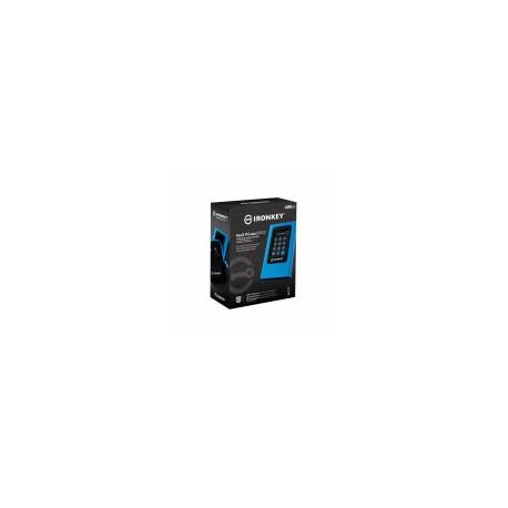 SSD Externo Kingston IronKey Vault Privacy 80, 480GB, USB, Azul/Negro