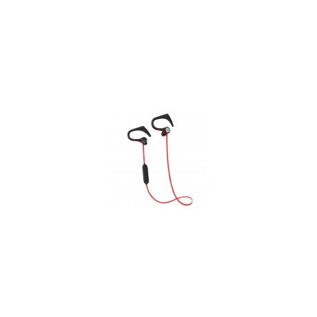 Vorago Audífonos Intrauriculares Deportivos con Micrófono ESB-301, Inalámbrico, Bluetooth, Rojo