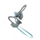 Klip Xtreme Audífonos Intrauriculares Deportivos JogBudz, Inalámbrico, Bluetooth, 3.5mm, Gris/Azul