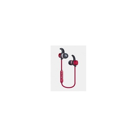 Ginga Audífonos Intrauriculares Deportivos con Micrófono GI18AUD01BT-RO, Inalámbrico, Bluetooth, Rojo