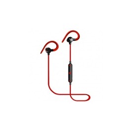 Vorago Audífonos Intrauriculares Deportivos ESB-300, Inalámbrico, Bluetooth, 60cm, Negro/Rojo