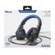 Trust Audífonos Gamer GXT 404B Rana para PS4/PS5, Alámbrico, 1 Metro, 3.5mm, Negro/Azul