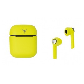 Binden Audífonos Gamer Dark Cyber, Inalámbrico, Bluetooth, Amarillo