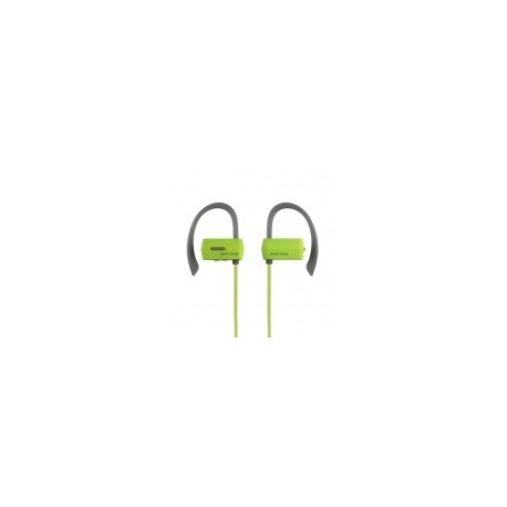 Ginga Audífonos Intrauriculares Deportivos con Micrófono Free Motion, Inalámbrico, Bluetooth, Verde