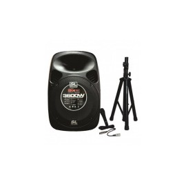SL Prolight Bafle SL-SK ONE, Bluetooth, Inalámbrico, 120W RMS, USB, Negro