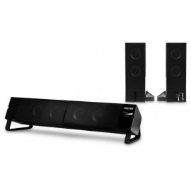 Maxell Barra de Sonido X2, Alámbrico, 5W RMS, Negro