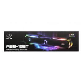 Aion Barra de Sonido ASB-16BT, Bluetooth, Alámbrico/Inalámbrico, 6W RMS, USB, Negro