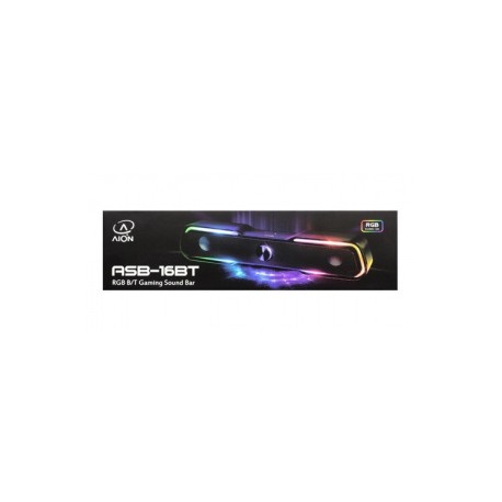 Aion Barra de Sonido ASB-16BT, Bluetooth, Alámbrico/Inalámbrico, 6W RMS, USB, Negro