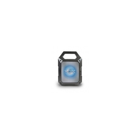 Misik Bocina Portátil MS202, Bluetooth, Alámbrico/Inalámbrico, USB, Negro