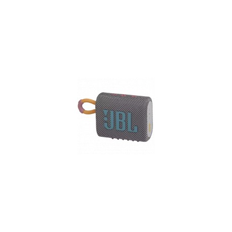 JBL Bocina Portátil Go 3, Bluetooth, Inalámbrico, 4.2W RMS, Gris - Resistente al Agua