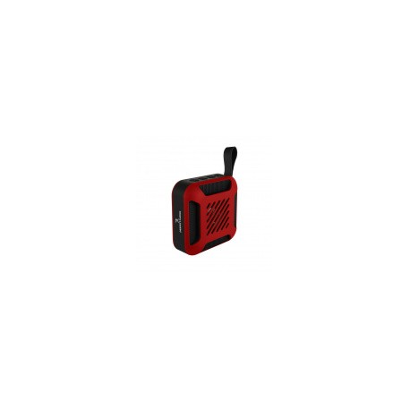 Perfect Choice Bocina Portátil Corsa, Bluetooth, Inalámbrico, 3W RMS, Rojo - Resistente al Agua