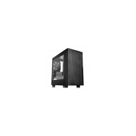 Gabinete Thermaltake Versa H18 con Ventana, Micro-Tower, Micro-ATX/Mini-ITX, USB 3.0, sin Fuente, Negro