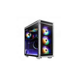 Gabinete XPG BATTLECRUISER con Ventana RGB, Midi-Tower, ATX/EATX/Micro ATX/Mini-ITX, USB 3.0, sin Fuente, Blanco
