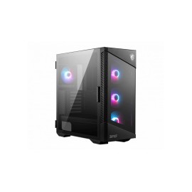 Gabinete MSI MPG VELOX 100R con Ventana ARGB, Midi-Tower, ATX/Micro-ATX/Mini-ITX, USB 3.0, sin Fuente, Negro