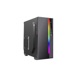 Gabinete Acteck Ultron X RGB, Micro Tower, micro ATX/Mini-ITX, USB 3.2, incluye Fuente de 500W, Negro