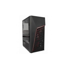 Gabinete Balam Rush Gaming Calipso con Ventana, Midi-Tower, ATX/Micro-ATX/Mini ATX, USB 3.0, sin Fuente, Negro