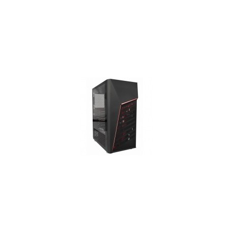 Gabinete Balam Rush Gaming Calipso con Ventana, Midi-Tower, ATX/Micro-ATX/Mini ATX, USB 3.0, sin Fuente, Negro