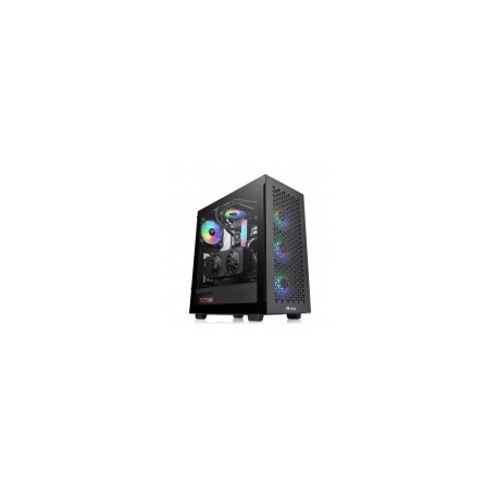 Gabinete Thermaltake V350 TG ARGB Air con Ventana ARGB, Midi-Tower, ATX/Mini-ITX/Micro-ATX, USB 3.0, sin Fuente, Negro