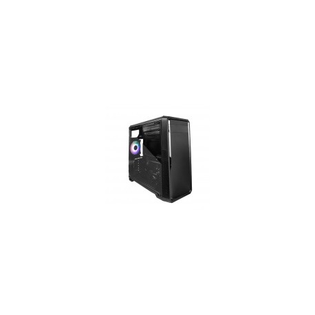 Gabinete Game Factor CSG300 con Ventana RGB, ATX/micro ATX/Mini-ITX, USB 2.0/3.0, sin Fuente, Negro