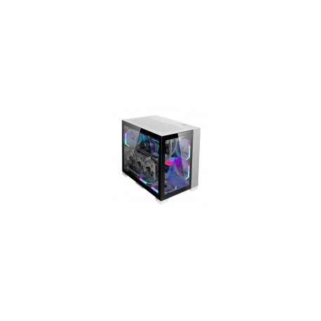 Gabinete Lian Li O11 Dynamic Mini con Ventana, Mini-Tower, ATX/Micro ATX/Mini-ATX, sin Fuente, Blanco