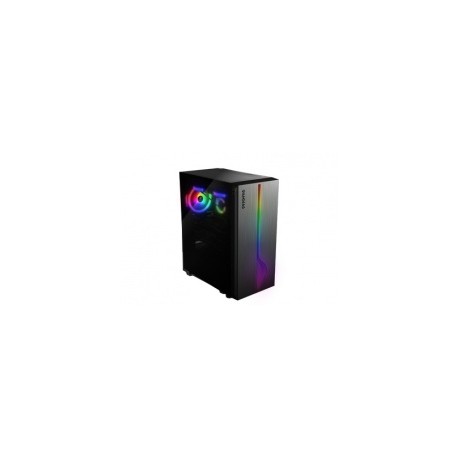 Gabinete Gamdias MARS M1 con Ventana RGB, Midi-Tower, ATX/Micro-ATX/Mini ITX, USB 3.0, sin Fuente, Negro