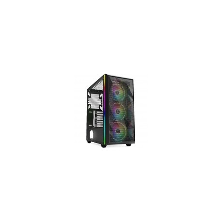 Gabinete Gamer Gamdias Athena M2 con Ventana RGB, Midi-Tower, ATX/Micro ATX/Mini-ATX, USB 3.2, sin Fuente, Negro