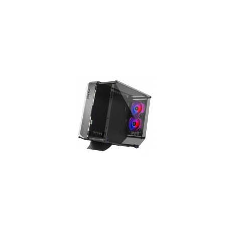 Gabinete Azza Optima 803 con Ventana RGB, Midi-Tower, ATX/Micro ATX/Mini-ITX, sin  Fuente, Negro