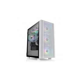 Gabinete Thermaltake H570 con Ventana ARGB, Midi-Tower, Micro-ATX/Mini-ITX/EATX, USB 2.0/3.0, sin Fuente, Blanco