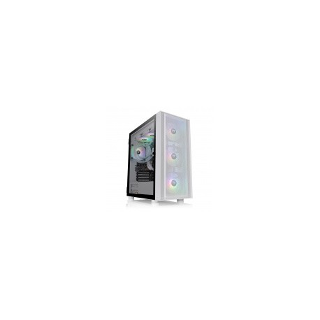 Gabinete Thermaltake H570 con Ventana ARGB, Midi-Tower, Micro-ATX/Mini-ITX/EATX, USB 2.0/3.0, sin Fuente, Blanco