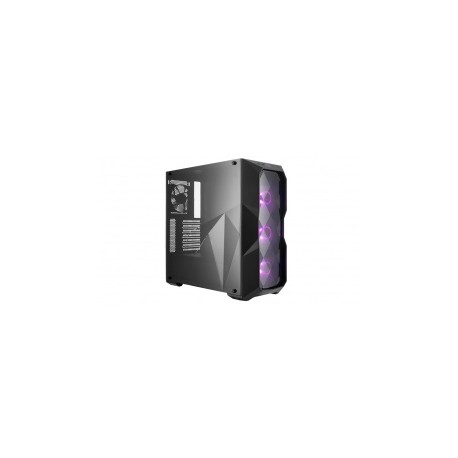 Gabinete Cooler Master MasterBox TD500 con Ventana RGB, Midi-Tower, ATX/micro-ATX/mini-ITX, USB 3.0, sin Fuente, Negro