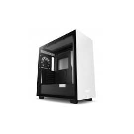 Gabinete NZXT H7 con Ventana, Midi-Tower, Mini-ITX/Micro-ATX/ATX/EATX, USB 3.0, sin Fuente, Negro/Blanco ― ¡Compra en conjunto 