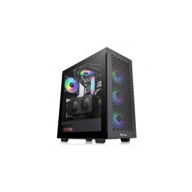Gabinete Thermaltake V350 TG ARGB Air con Ventana ARGB, Midi-Tower, ATX/Mini-ITX/Micro-ATX, USB 3.0, sin Fuente, Negro