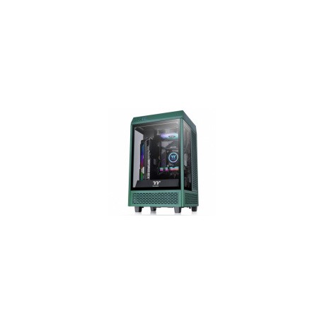 Gabinete Thermaltake The Tower 100 con Ventana RGB, Mini-Tower, Mini-ITX, USB 3.0, sin Fuente, Verde