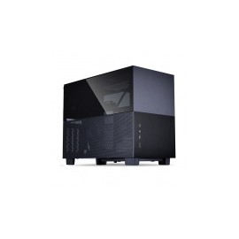 Gabinete Lian Li Q58X3 con Ventana, Mini Tower, Mini-ITX, USB 3.0, sin Fuente, Negro