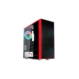 Gabinete Gamer Balam Rush LHYTOS GSX1000 con Ventana RGB, Tower, ATX/EATX/Micro ATX/Mini-ITX, USB 2.0/3.2, sin Fuente, Negro/Ro