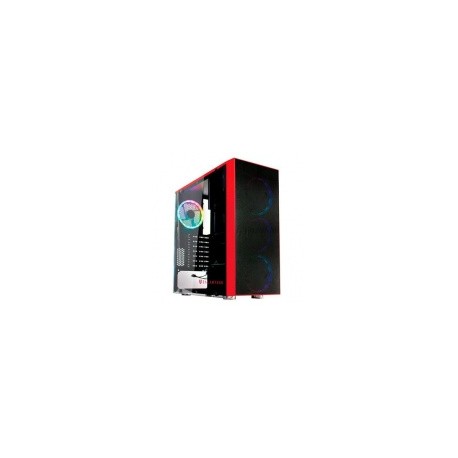Gabinete Gamer Balam Rush LHYTOS GSX1000 con Ventana RGB, Tower, ATX/EATX/Micro ATX/Mini-ITX, USB 2.0/3.2, sin Fuente, Negro/Ro