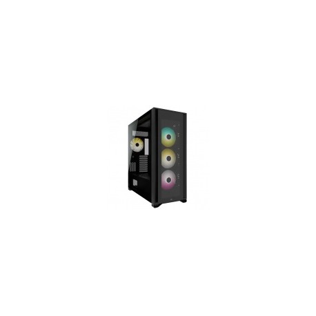 Gabinete Corsair iCUE 7000X RGB con Ventana, Full Tower, ATX/Micro ATX/Mini-ITX, USB 3.0, sin Fuente, Negro