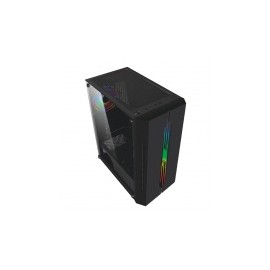 Gabinete Balam Rush CYCLOPS GSX5000 con Ventana, Midi-Tower, ATX/Micro ATX/Mini-ITX, USB 2.0/3.0, sin Fuente, Negro